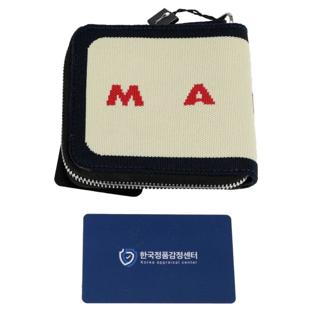 Logo Knit Zipper Wallet - Picture 9 of 9